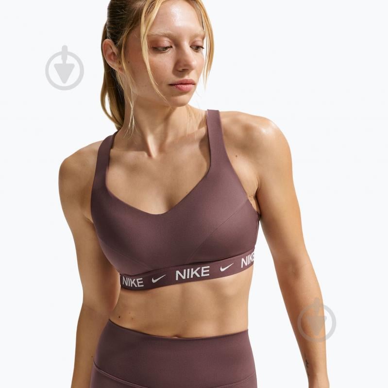 Бра Nike FD1062-502 р.XS коричневый - фото 1