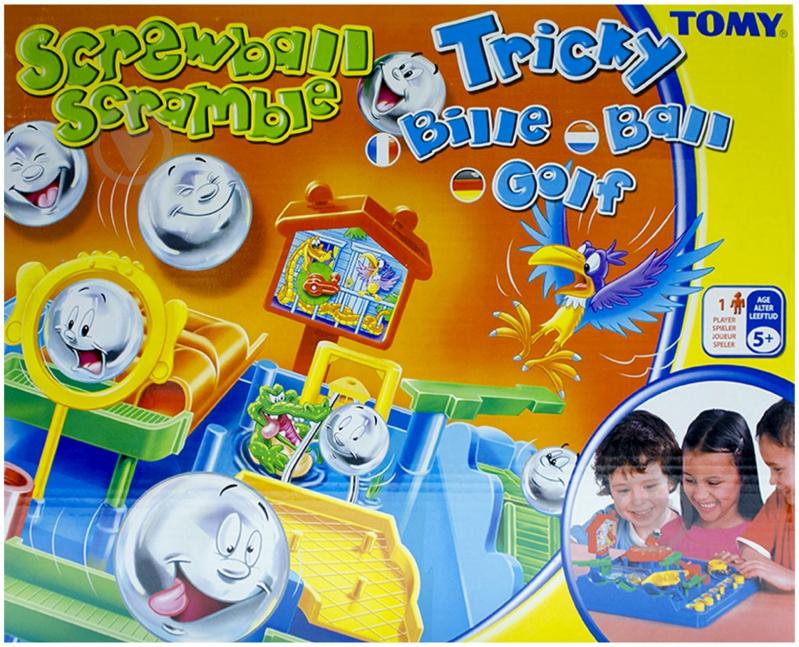Игра настольная Tomy Веселый шарик 7070 - фото 1 Игра настольная Tomy Веселый шарик 7070 - фото 1