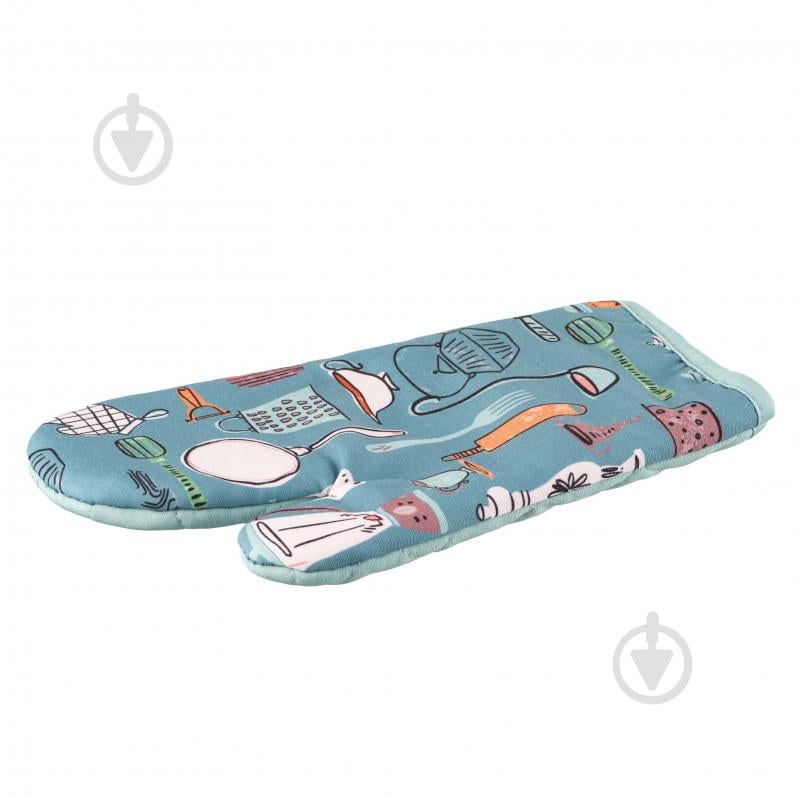 Рукавица Cookery ART05CK 17x28 см голубой Ardesto - фото 4 Рукавица Cookery ART05CK 17x28 см голубой Ardesto - фото 4