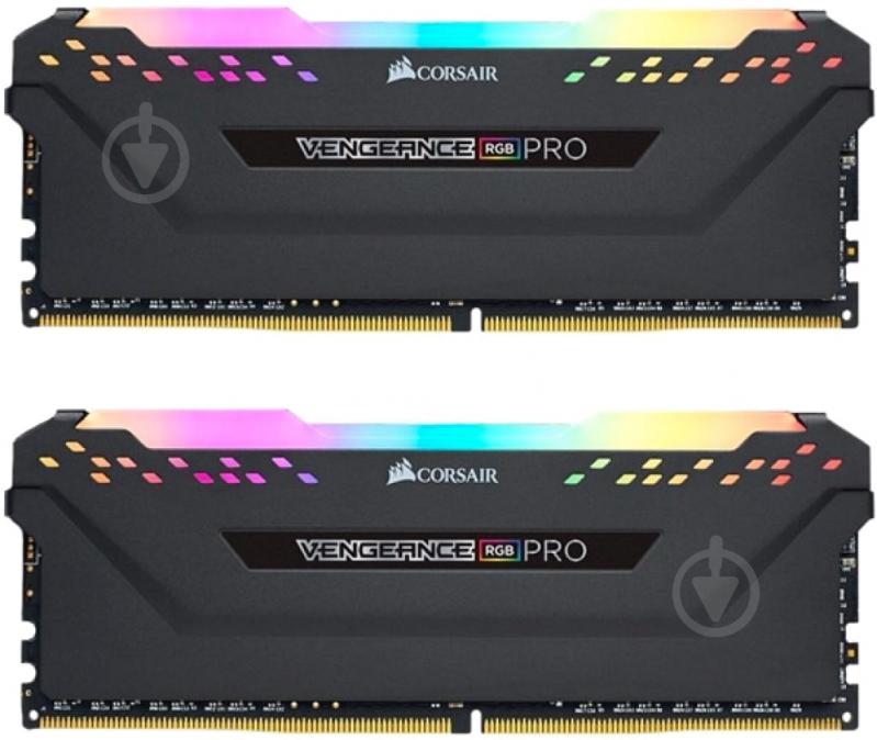 Оперативна пам'ять Corsair DDR4 SDRAM 16 GB (2x8GB) 3200 MHz (CMW16GX4M2C3200C16) Vengeance RGB Pro - фото 2