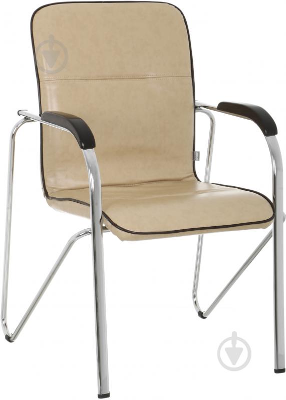 Стул AMF Art Metal Furniture Самба голд беж с кантом бежевый - фото 1 Стул AMF Art Metal Furniture Самба голд беж с кантом бежевый - фото 1