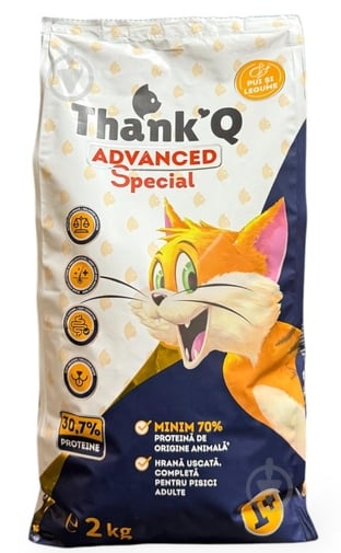 Корм сухий для котів ThankQ Advanced Special 2 кг - фото 1 Корм сухий для котів ThankQ Advanced Special 2 кг - фото 1