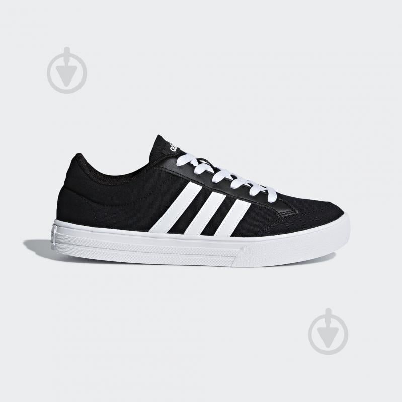 Кросівки чоловічі демісезонні Adidas VS SET AW3890 р.46 чорні - фото 1
