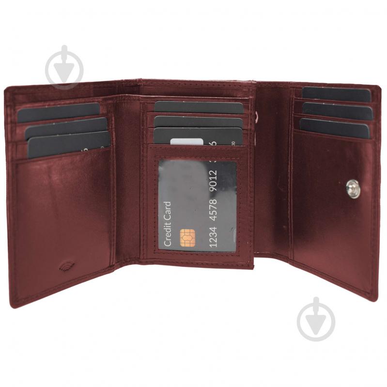 Гаманець жіночий SEMI LINE RFID Dark Red P8263-2 - фото 3