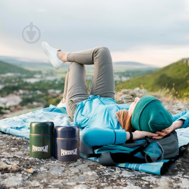 Термос PowerPlay 500 мл синий 9003 - фото 9