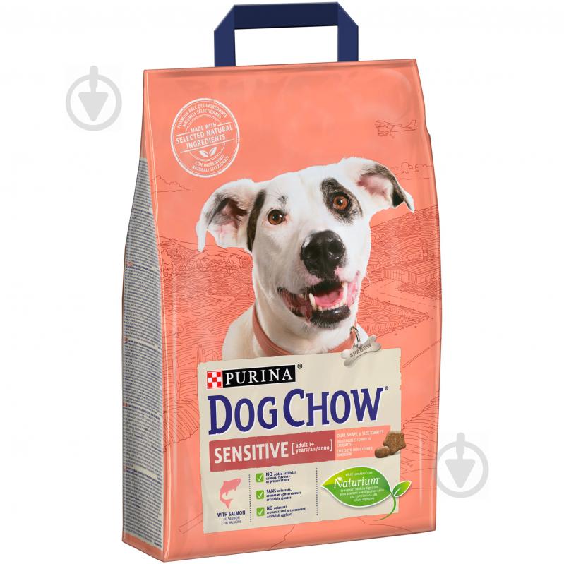 Корм сухий для усіх порід Purina Dog Chow з лососем 2,5 кг - фото 1