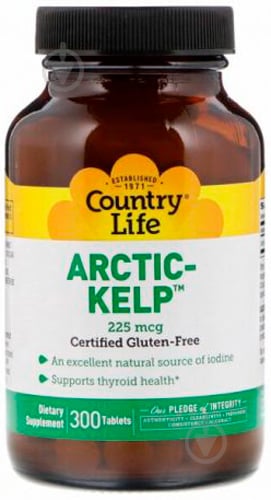 Биологически активная добавка Country Life Arctic-Kelp 300 таблеток - фото 1