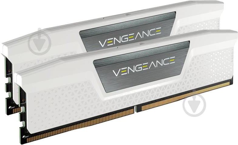 Оперативная память Corsair DDR5 SDRAM 32 GB (2x16GB) 5200 MHz (CMK32GX5M2B5200C40W) Vengeance White - фото 1