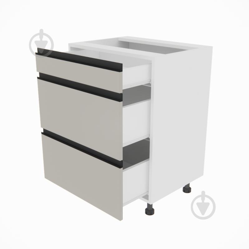 Тумба нижня Софі (Н 60 3Ш (1+2)) кашемір/білий Світ Меблів - фото 2