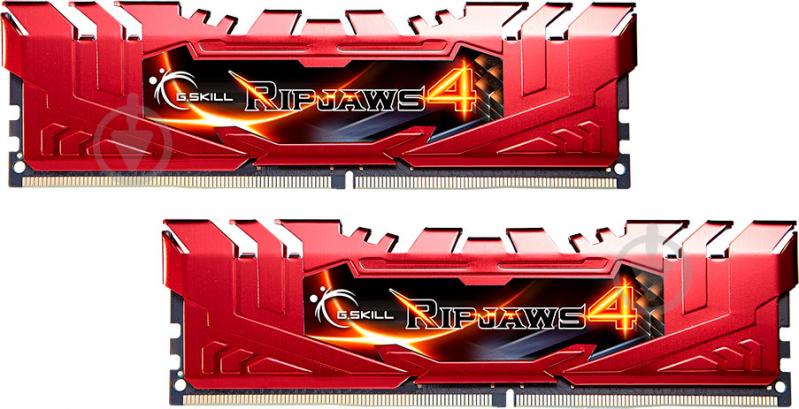 Оперативная память G.Skill DDR4 SDRAM 16 GB (2x8GB) 2400 MHz (F4-2400C15D-16GRR) Ripjaws G.Skill - фото 1