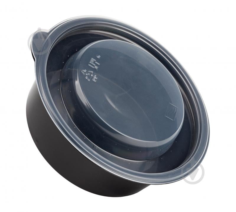 Контейнер с крышкой Д143/46,5 мм чёрный 350 мл 5 шт. - фото 1