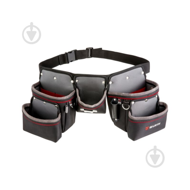 Сумка поясна WURTH з п’ятьма відділеннями 650х140х270 мм 0715930212 - фото 1