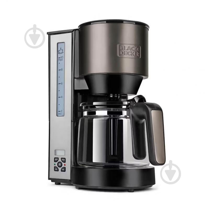 Кофеварка капельная Black+Decker BXCO1000E коричневый - фото 1