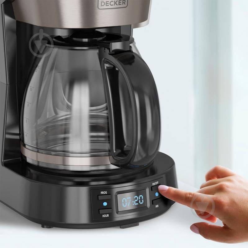 Кофеварка капельная Black+Decker BXCO1002E - фото 3 Кофеварка капельная Black+Decker BXCO1002E - фото 3