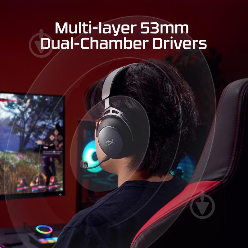 Наушники HyperX Cloud Alpha 2 Wireless black (AJ5C7AA) - фото 14 Наушники HyperX Cloud Alpha 2 Wireless black (AJ5C7AA) - фото 14