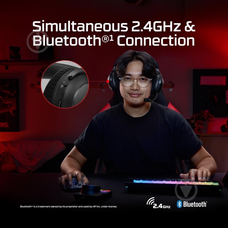 Наушники HyperX Cloud Alpha 2 Wireless black (AJ5C7AA) - фото 11 Наушники HyperX Cloud Alpha 2 Wireless black (AJ5C7AA) - фото 11