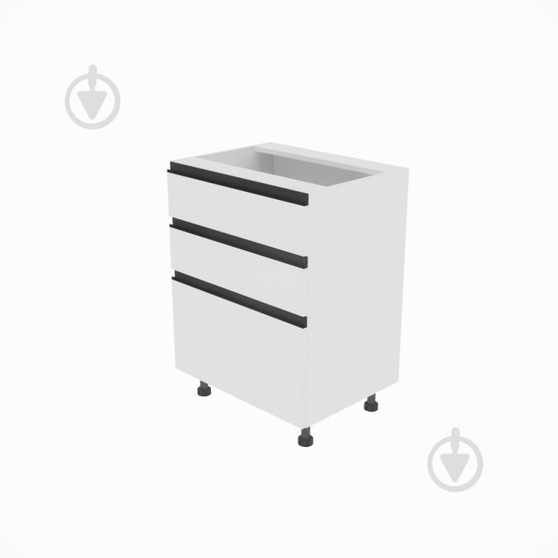 Тумба нижня Софі (Н 60 3Ш (2+1)) білий/білий Світ Меблів - фото 1 Тумба нижня Софі (Н 60 3Ш (2+1)) білий/білий Світ Меблів - фото 1