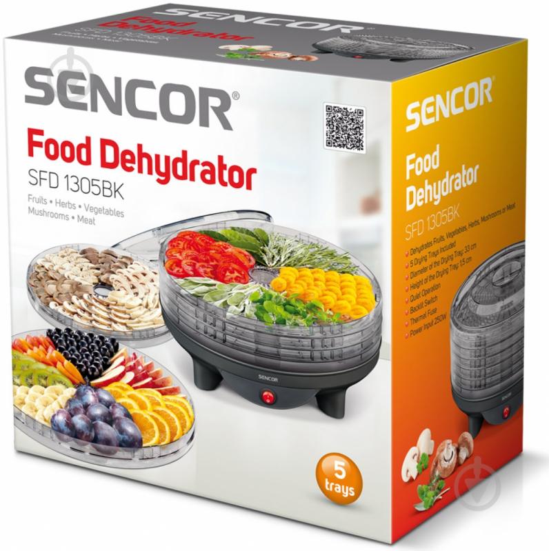 Сушилка для овощей и фруктов Sencor SFD1305BK - фото 3