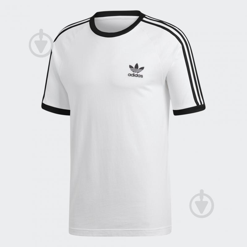 Футболка Adidas 3-STRIPES TEE CW1203 р.M белый - фото 1