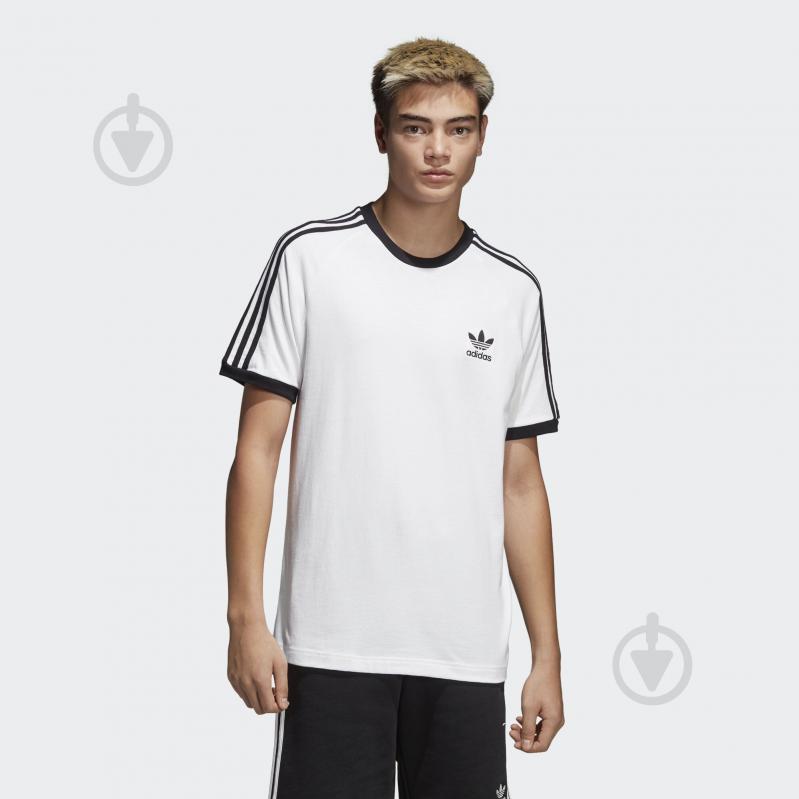 Футболка Adidas 3-STRIPES TEE CW1203 р.M белый - фото 3
