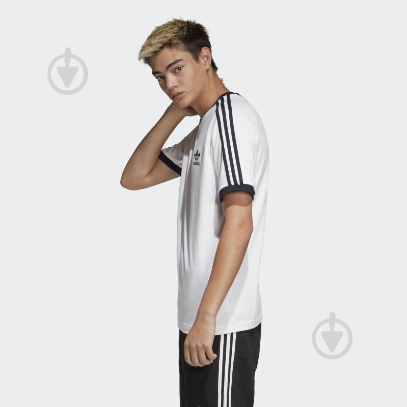 Футболка Adidas 3-STRIPES TEE CW1203 р.M белый - фото 4