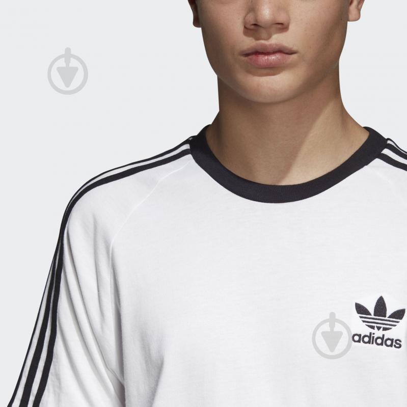 Футболка Adidas 3-STRIPES TEE CW1203 р.M белый - фото 7