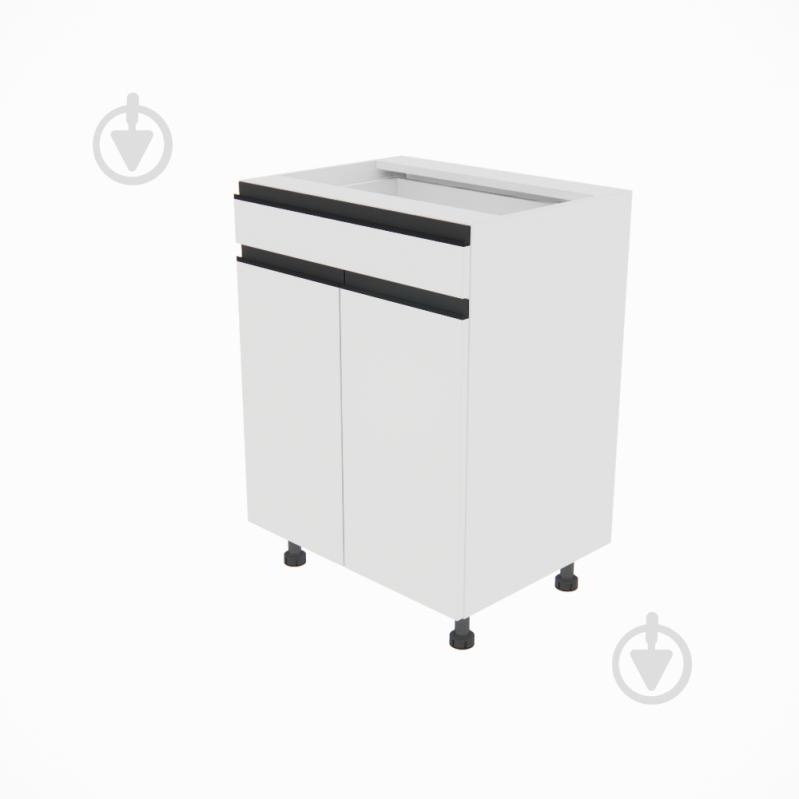 Тумба нижняя Софи (Н 60 ДШ) белый/белый Світ Меблів - фото 1 Тумба нижняя Софи (Н 60 ДШ) белый/белый Світ Меблів - фото 1