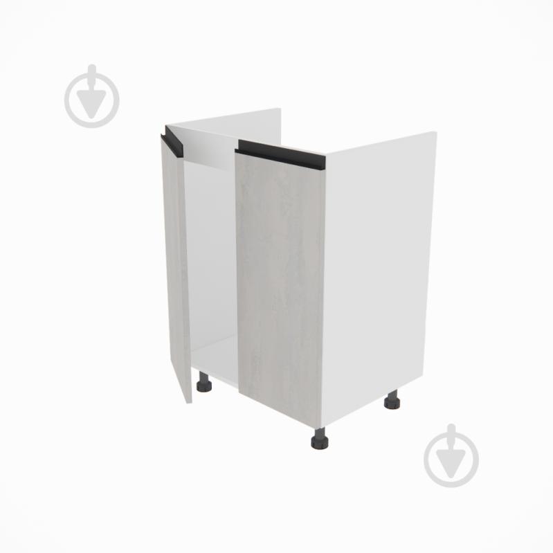 Тумба нижняя Софи (Н 60 М) шелковый камень/белый Світ Меблів - фото 2 Тумба нижняя Софи (Н 60 М) шелковый камень/белый Світ Меблів - фото 2