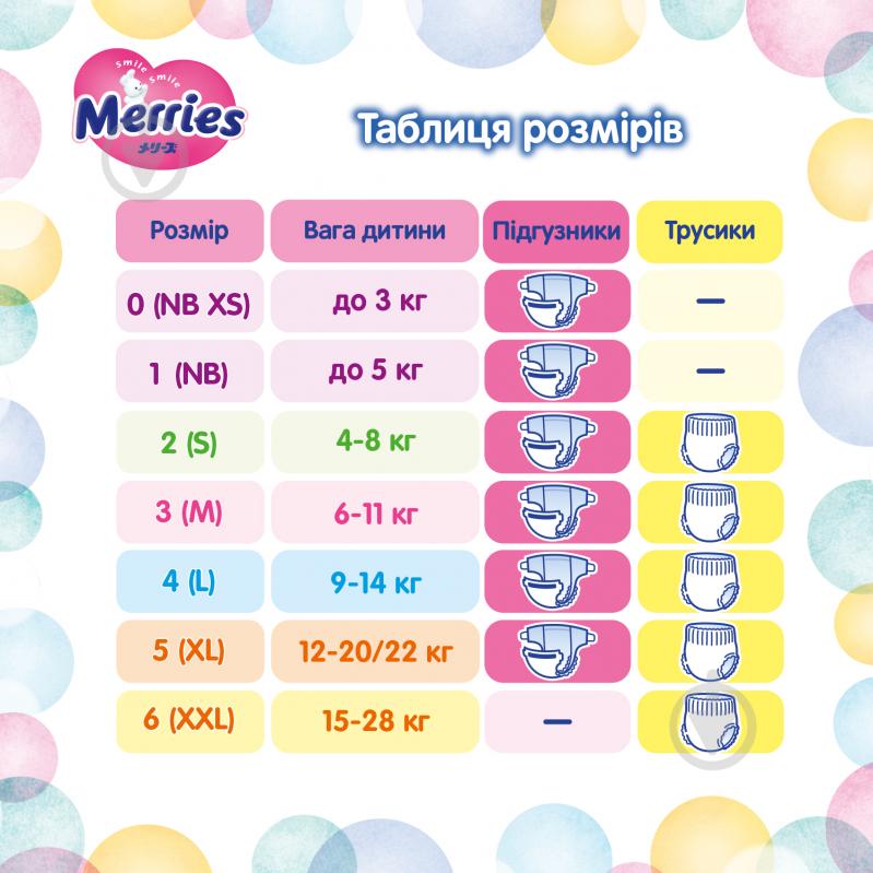 Підгузки-трусики MERRIES Baby Ultra Jumbo M 6-11 кг 66 шт. - фото 14