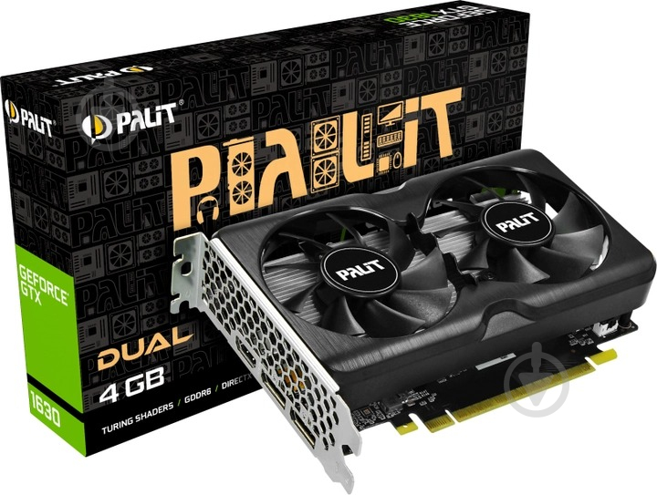 Відеокарта Palit GeForce GTX 1630 Dual 4GB GDDR6 64bit (NE6163001BG6-1175D) - фото 7