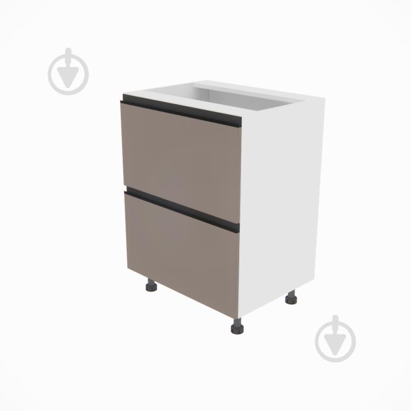 Тумба нижняя Софи (Н 60 Ш) глиняный серый/белый Світ Меблів - фото 1 Тумба нижняя Софи (Н 60 Ш) глиняный серый/белый Світ Меблів - фото 1