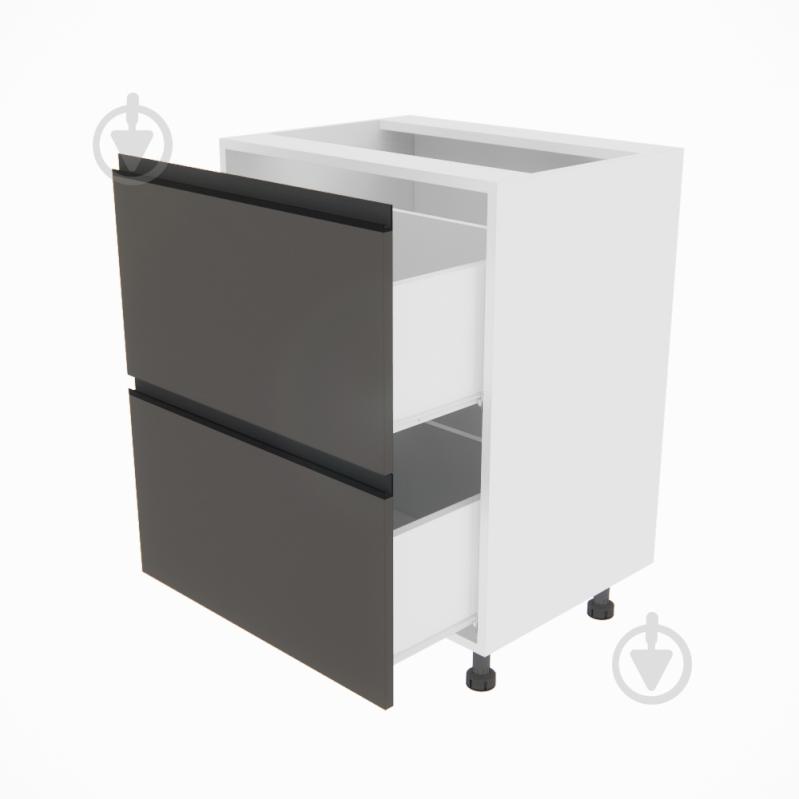 Тумба нижняя Софи (Н 60 Ш) графит серый/белый Світ Меблів - фото 2 Тумба нижняя Софи (Н 60 Ш) графит серый/белый Світ Меблів - фото 2