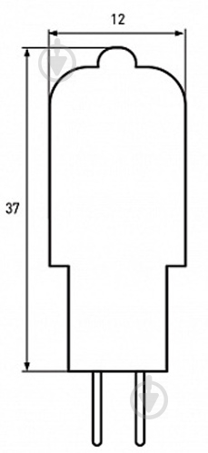 Лампа світлодіодна Eurolamp 5 шт. 2 Вт капсульна матова G4 12 В 3000 К ЕПЦ-LED-G4-0227(12)P(5) - фото 2