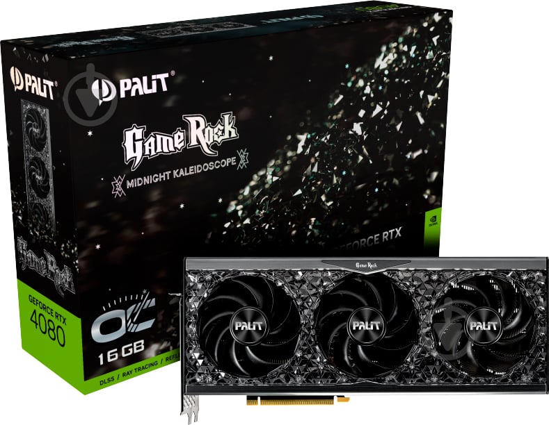 Відеокарта Palit NVIDIA GeForce RTX 4080 GameRock OC 16GB GDDR6X 256bit (NED4080S19T2-1030G) - фото 3