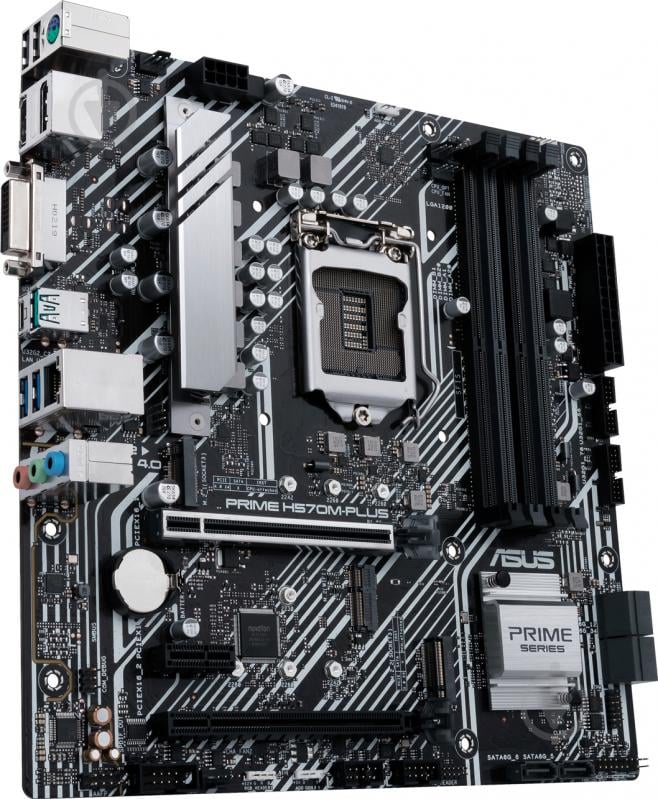 Материнська плата Asus PRIME H570M-PLUS (Socket 1200, Intel H570, mirco ATX) - фото 6