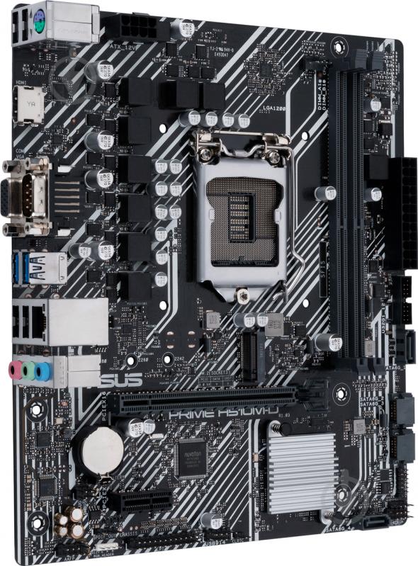 Материнская плата Asus PRIME H510M-D (Socket 1200, Intel H510, mirco ATX) - фото 6