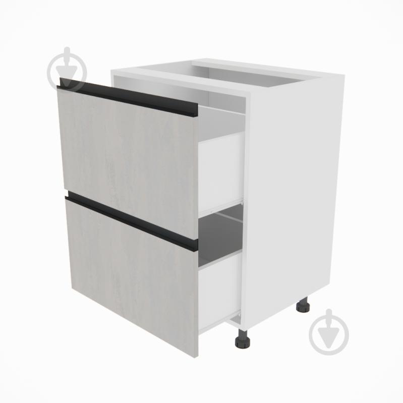 Тумба нижняя Софи (Н 60 Ш) шелковый камень/белый Світ Меблів - фото 2