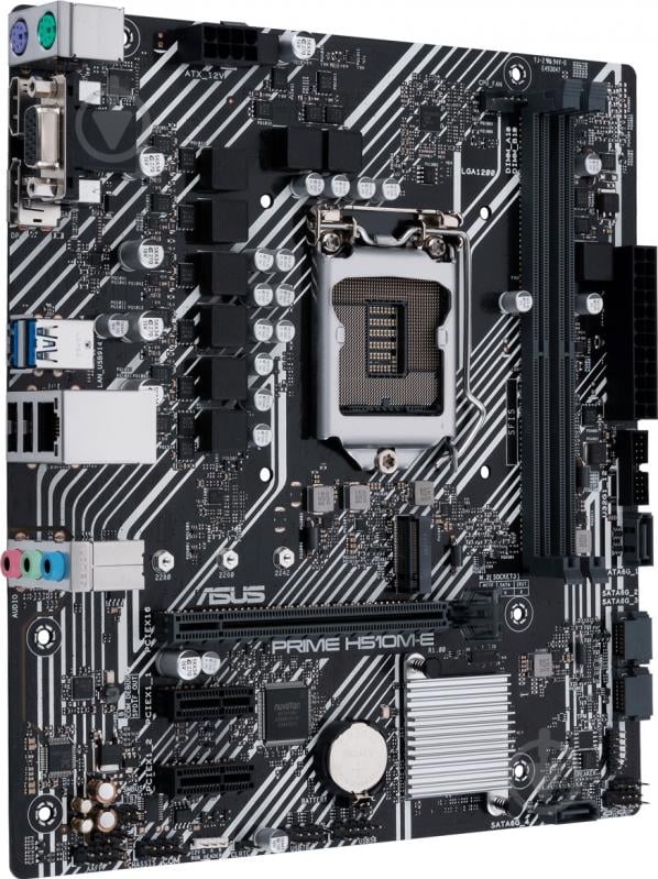 Материнська плата Asus PRIME H510M-E (Socket 1200, Intel H510, mirco ATX) - фото 2