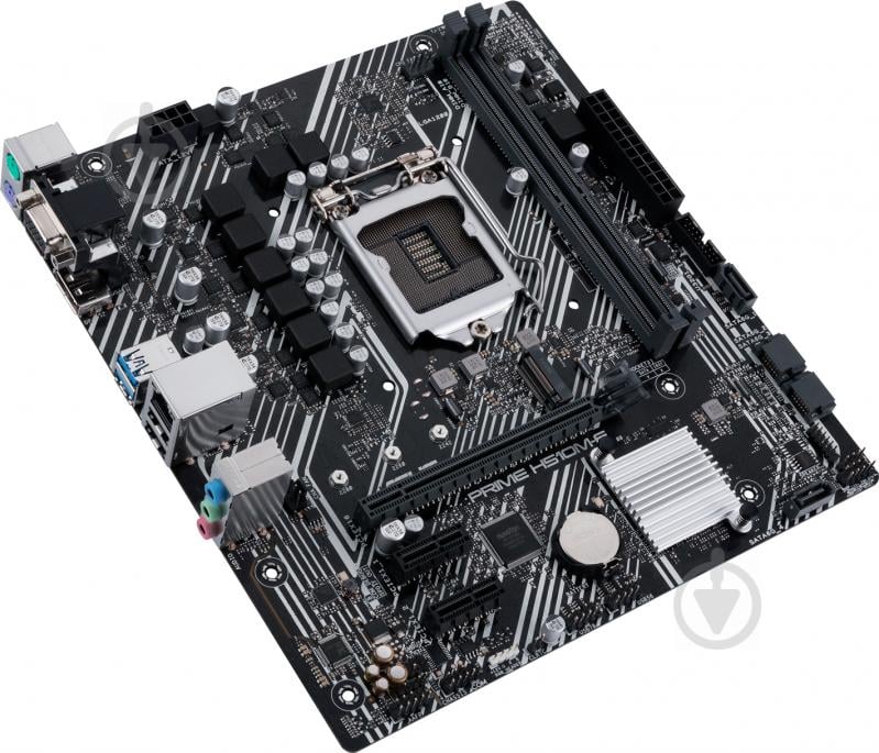 Материнська плата Asus PRIME H510M-E (Socket 1200, Intel H510, mirco ATX) - фото 4