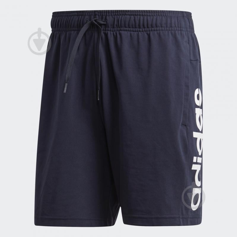 Шорты Adidas E LIN SHRT SJ DU0417 р. L темно-синий - фото 1