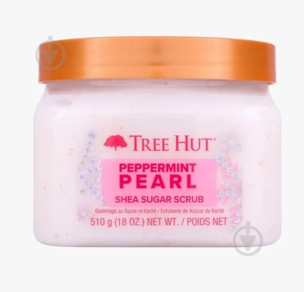 Скраб для тіла цукровий Tree Hut Peppermint Pearl Sugar Scrub 510 мл - фото 1