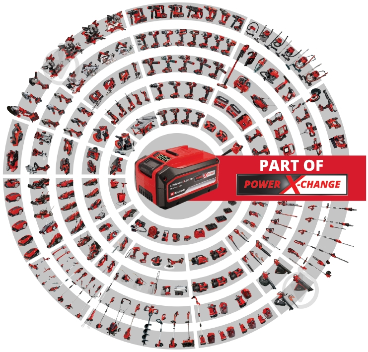 Фен строительный Einhell аккумуляторный PXC TE-HA 18 Li - Solo 4520500 - фото 2