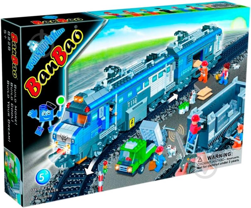 Конструктор BanBao Грузовой поезд на ДУ 8228 - фото 2