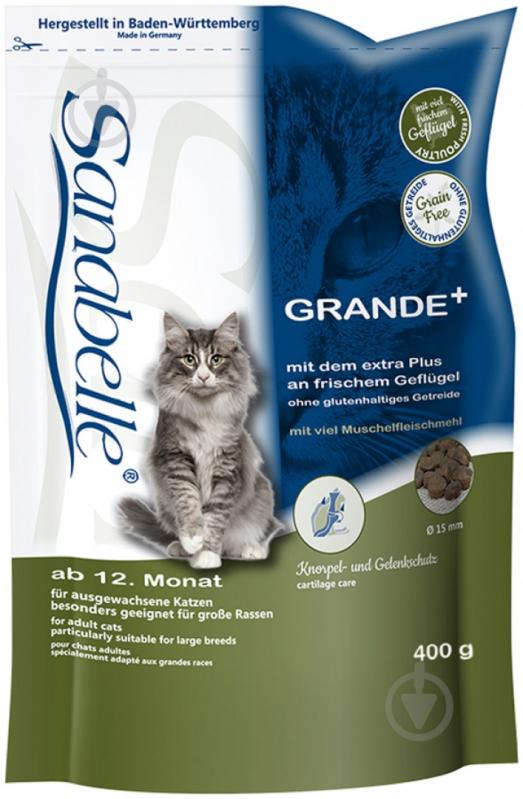 Корм Sanabelle Grande зі смаком птиці 5384004 400 г - фото 1