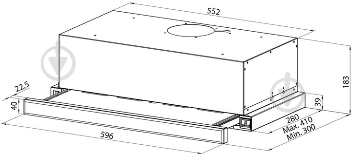 Вытяжка Pyramida AGS 60 WH - фото 7