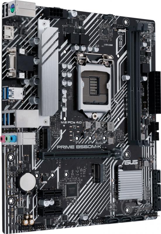 Материнська плата Asus PRIME B560M-K (Socket 1200, Intel B560, mirco ATX) - фото 3