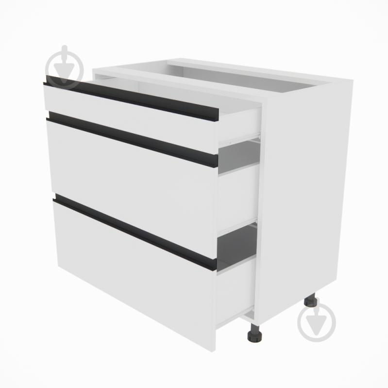 Тумба нижня Софі (Н 80 3Ш (1+2)) білий/білий Світ Меблів - фото 2 Тумба нижня Софі (Н 80 3Ш (1+2)) білий/білий Світ Меблів - фото 2