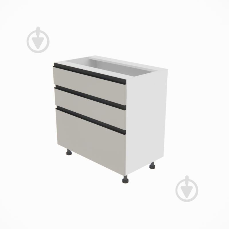 Тумба нижня Софі (Н 80 3Ш (2+1)) кашемір/білий Світ Меблів - фото 1 Тумба нижня Софі (Н 80 3Ш (2+1)) кашемір/білий Світ Меблів - фото 1