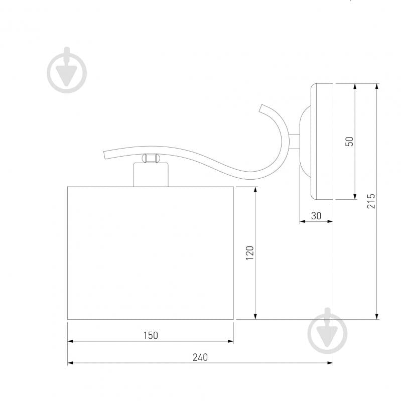 ВИТРИНА! Бра Strotskis Shantel 60111/1 1x40 Вт E14 хром - фото 5