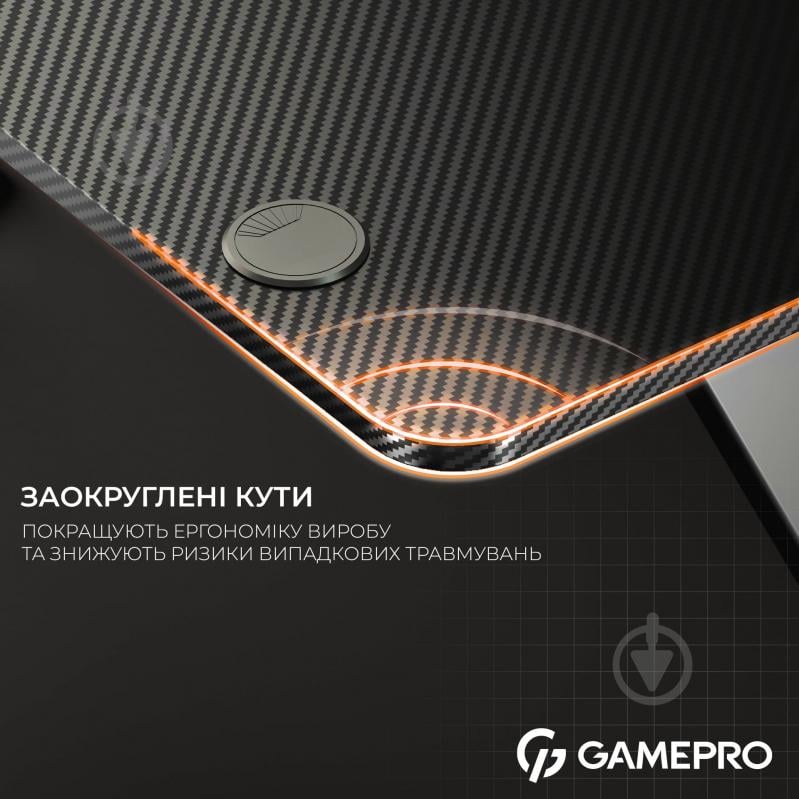 Стол компьютерный GamePro GD012 Black - фото 6